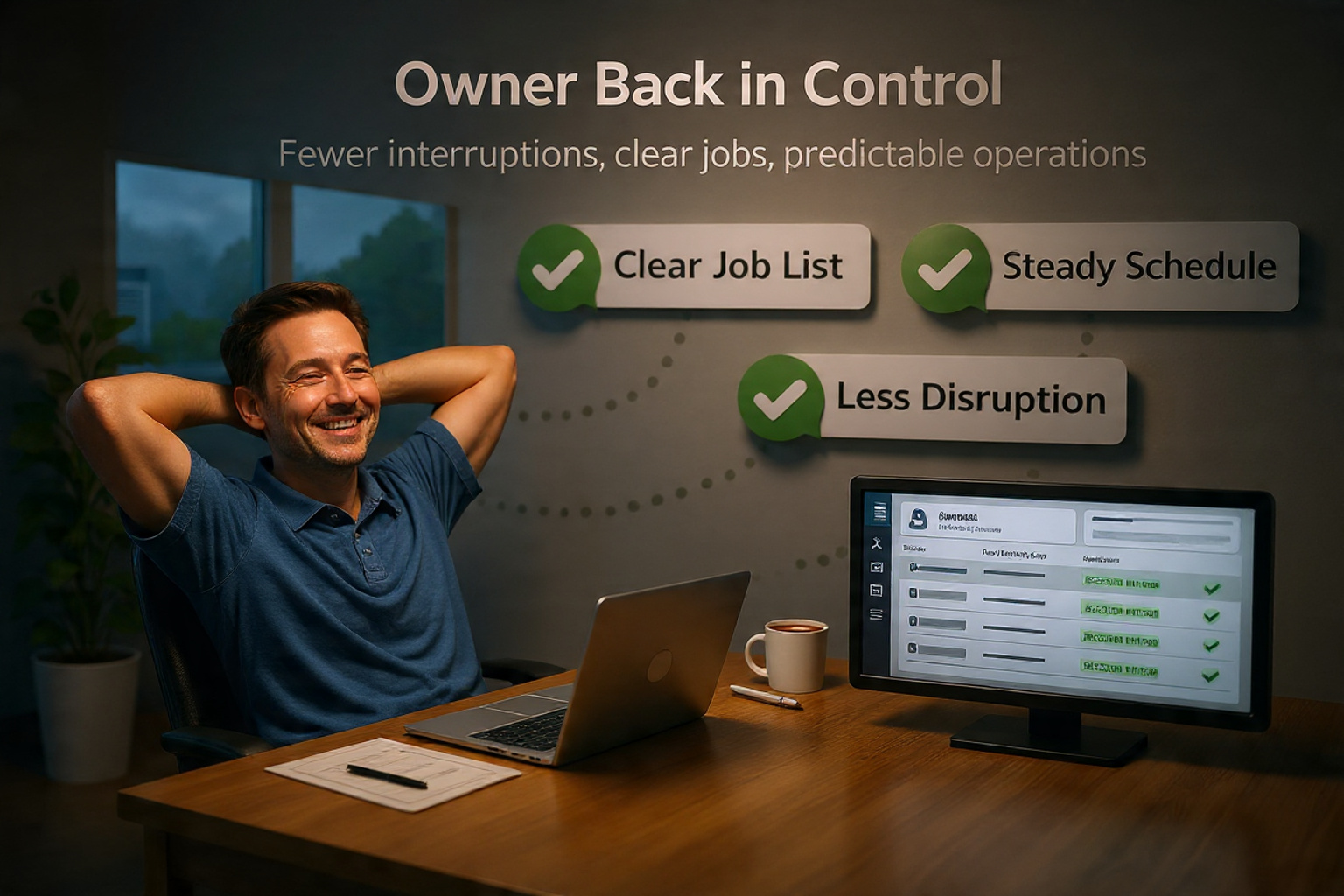 Owner back in control icon